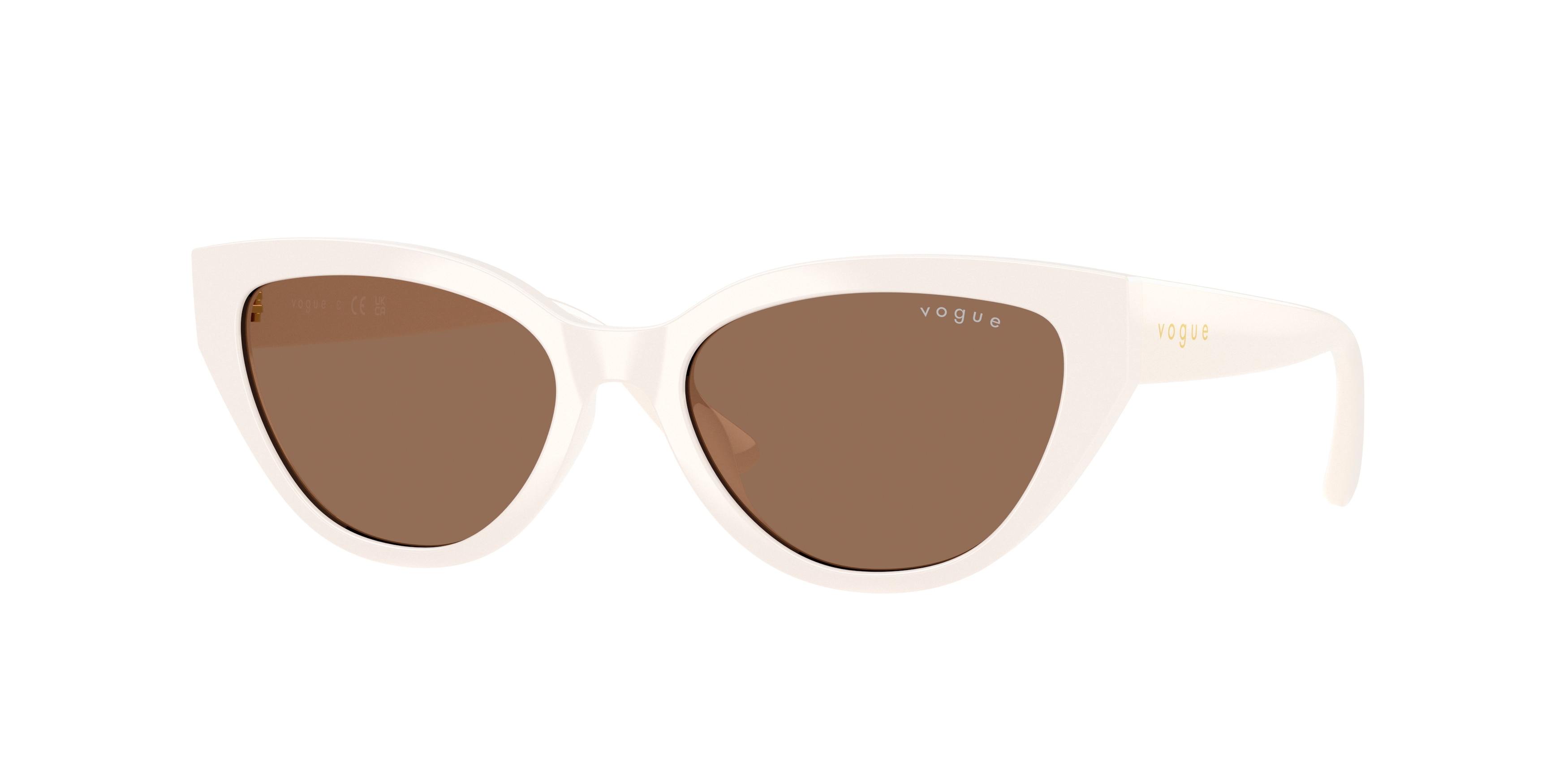 Vogue Eyewear Enfant VJ2026 312473 Lunettes De Soleil Nylon Beige Marron Papillon Normale-image